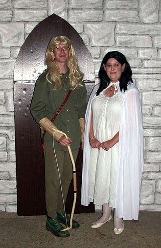 Legolas (Robert) and Arwen (Maureen)