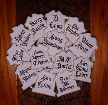 Gravestone Cookies 2004