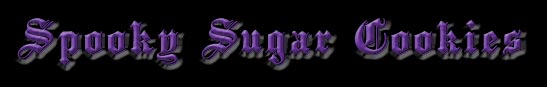 Spooky Sugar Cookies
