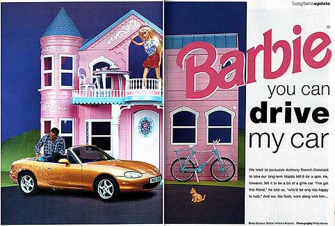 Barbie and the MX-5!
