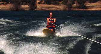 Britta on the Hydroslide