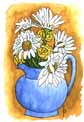 Watercolor Daisies, 1997