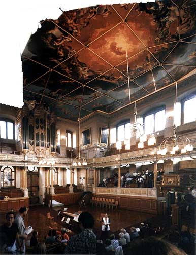 Inside the Sheldonian