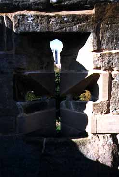 through another keyhole window