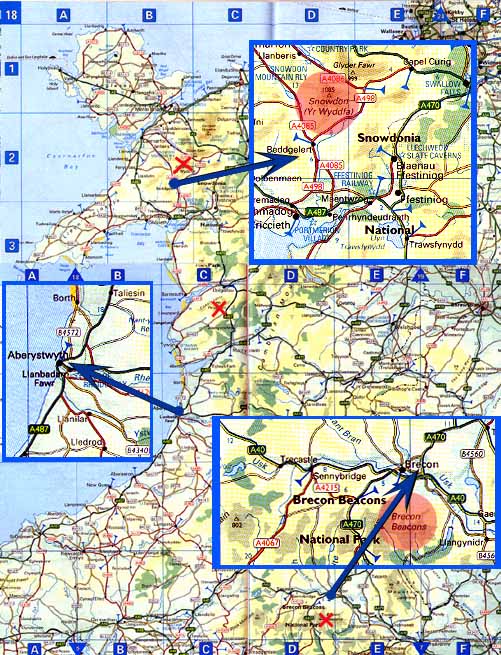 Wales Mission Map