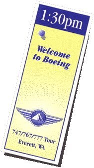 Boeing Tour ticket
