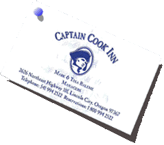 Captain Cook Inn card