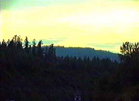 Sunset on I-90