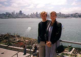 Marcus and Britta on Alcatraz