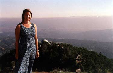 Britta at Mount Hamilton