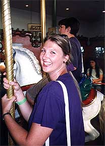Britta on the Carousel