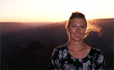 Britta at Sunset