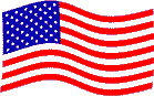 USA flag waving