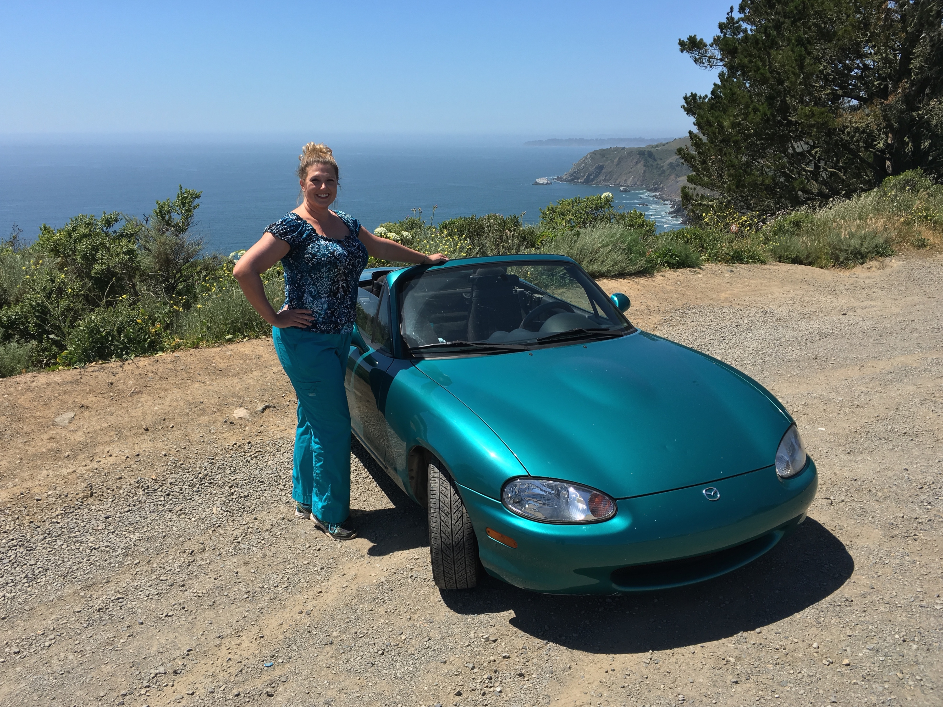 Teal Briata at Point Reyes