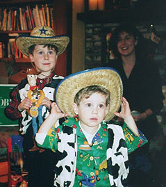 Woody and Woody Xmas 2001