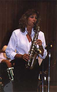 Britta playing alto on Georgia